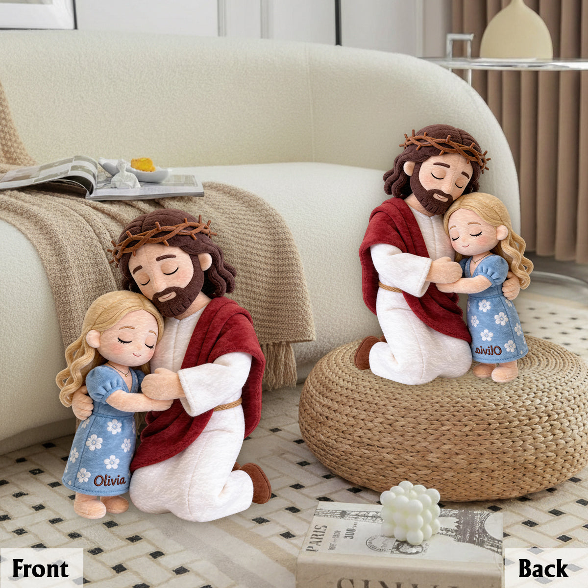 Christian Comfort - Personalized Christian Premium Faux Fur Pillow