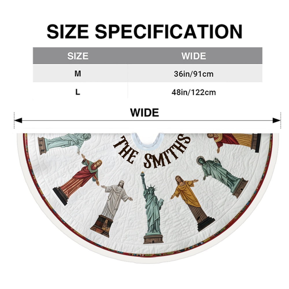 Believer - Personalized Christian Tree Skirt