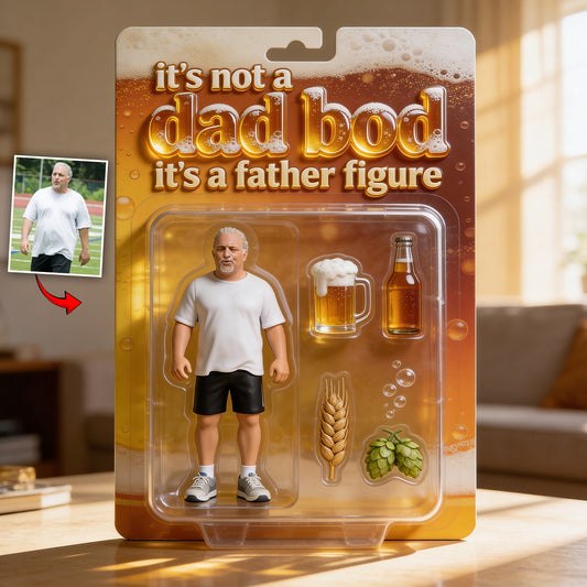 Father Gift Idea, Beer Lover Gift - Personalized Father Custom Shaped Acrylic Plaque