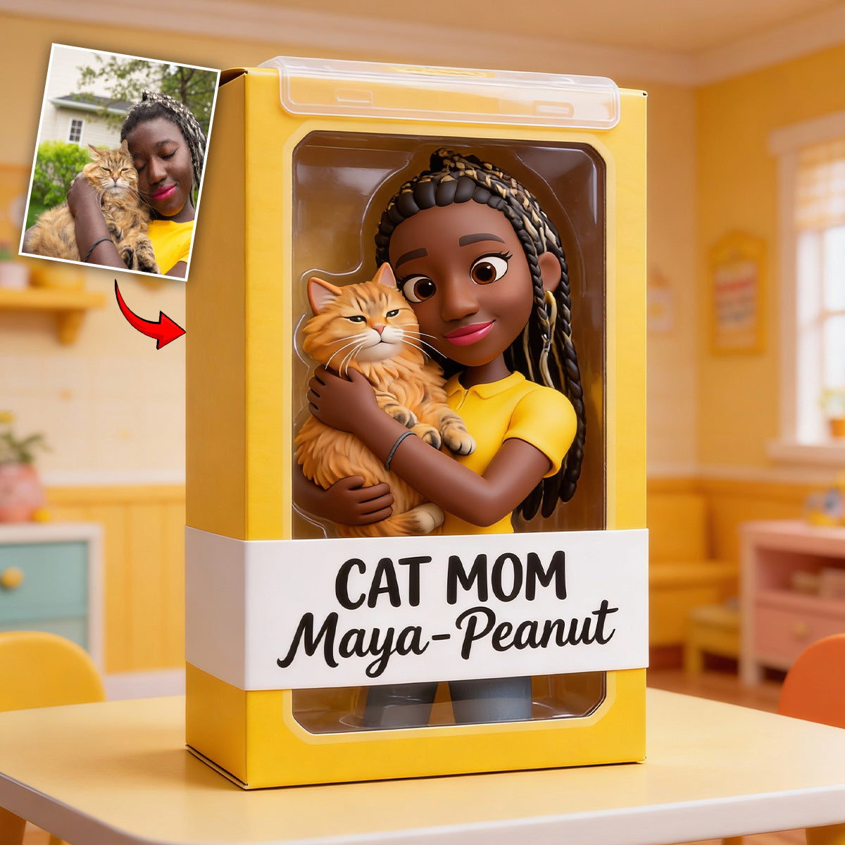 I Love Cats - Personalized Cat Custom Shaped Acrylic Plaque