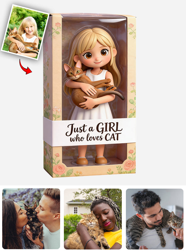 I Love Cats - Personalized Cat Custom Shaped Acrylic Plaque