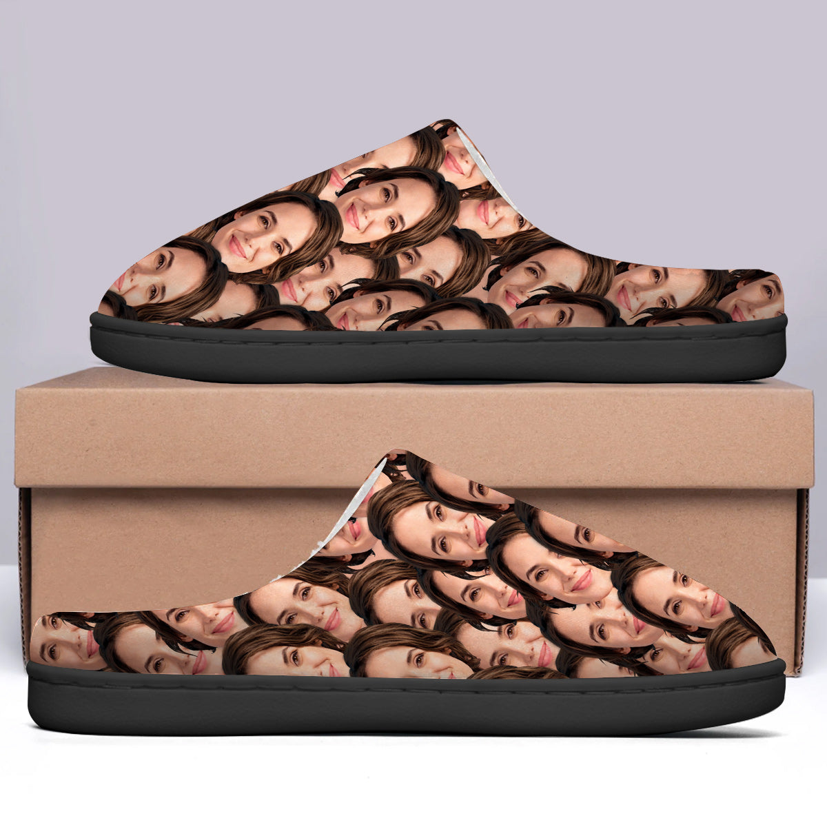 Custom Photo Slippers - gift for dog lover, cat lover, anyone - Personalized Slippers