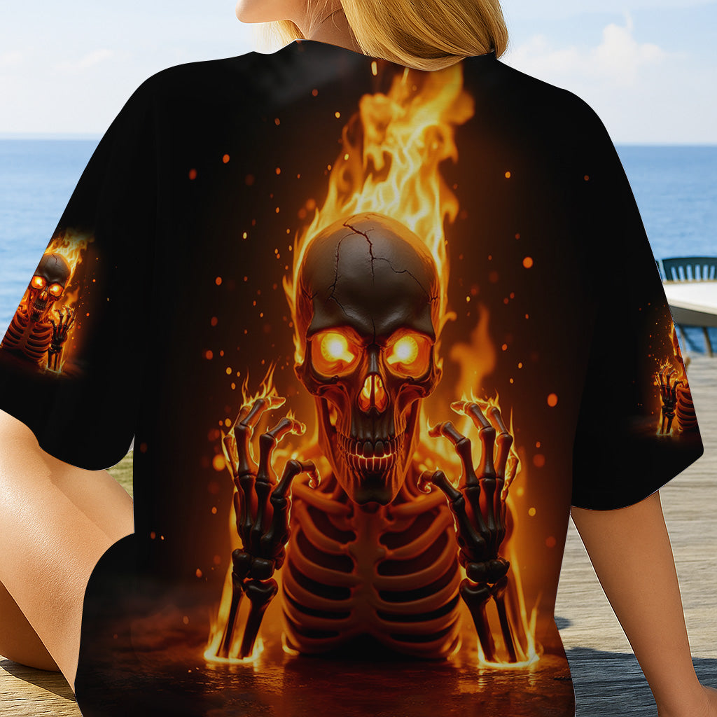 My Give A F Is Broken - Personalized Skull All Over Shirt