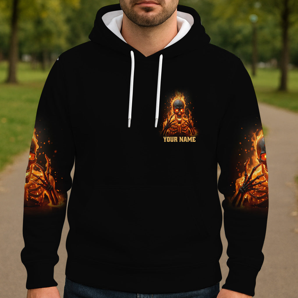 My Give A F Is Broken - Personalized Skull All Over Shirt