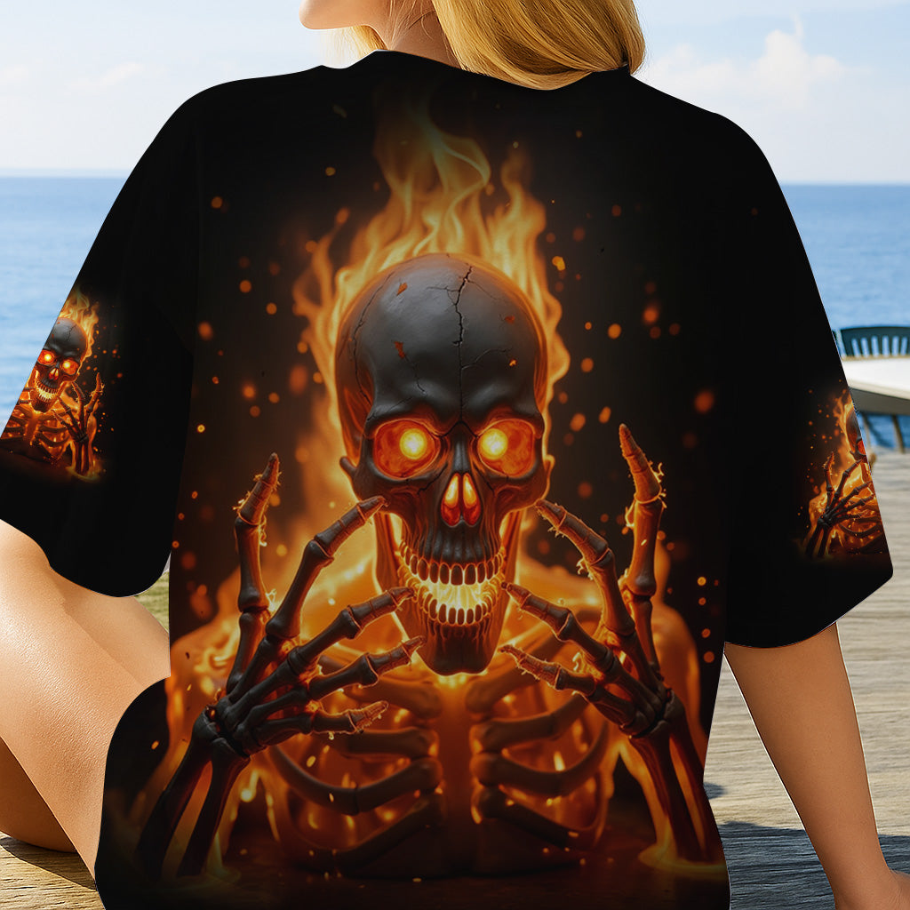 My Give A F Is Broken - Personalized Skull All Over Shirt