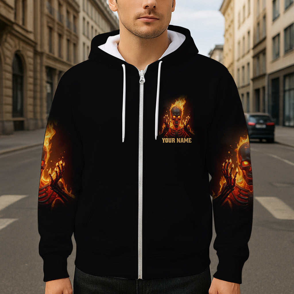 My Give A F Is Broken - Personalized Skull All Over Shirt