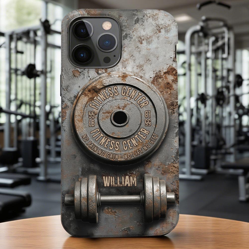 No Pain No Gain - Personalized Fitness Full Print Phone Case