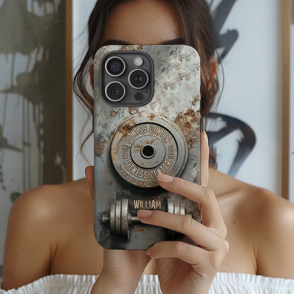 No Pain No Gain - Personalized Fitness Full Print Phone Case