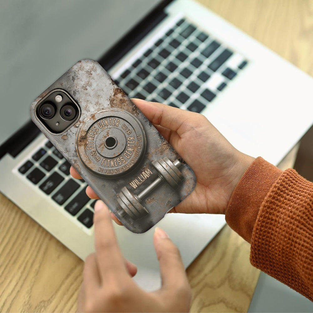 No Pain No Gain - Personalized Fitness Full Print Phone Case