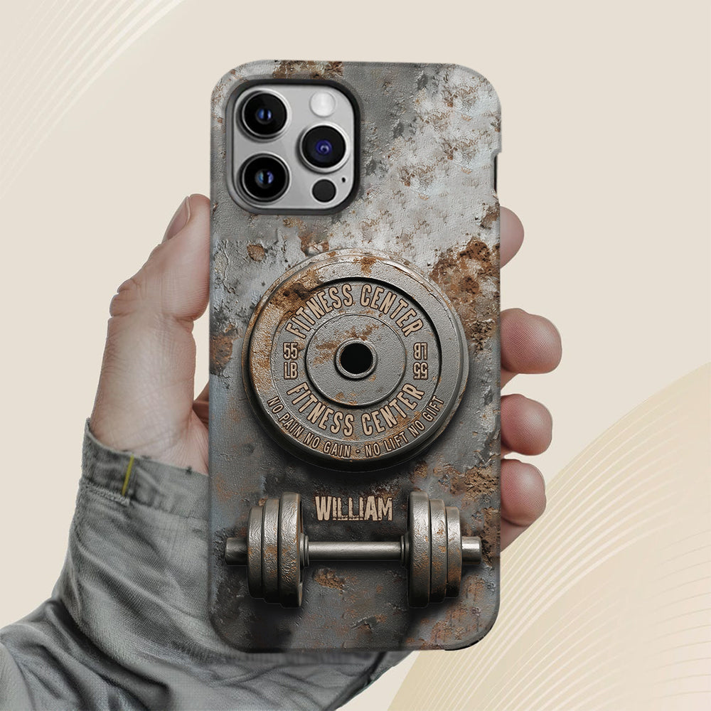 No Pain No Gain - Personalized Fitness Full Print Phone Case