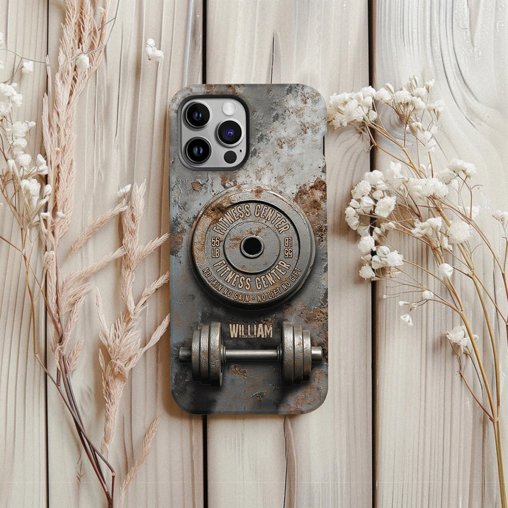 No Pain No Gain - Personalized Fitness Full Print Phone Case