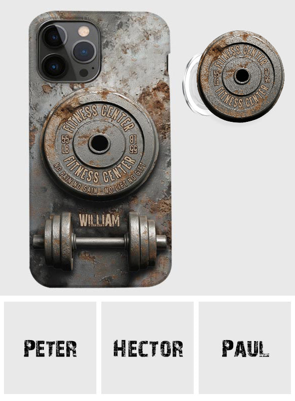 No Pain No Gain - Personalized Fitness Full Print Phone Case