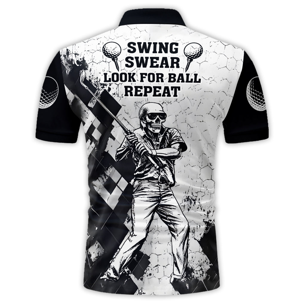 Look For Balls - Personalized Golf Polo Shirt