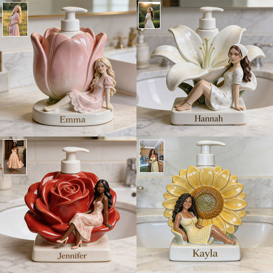 Bloom for Yourself - Personalized Self Love Pump Dispenser
