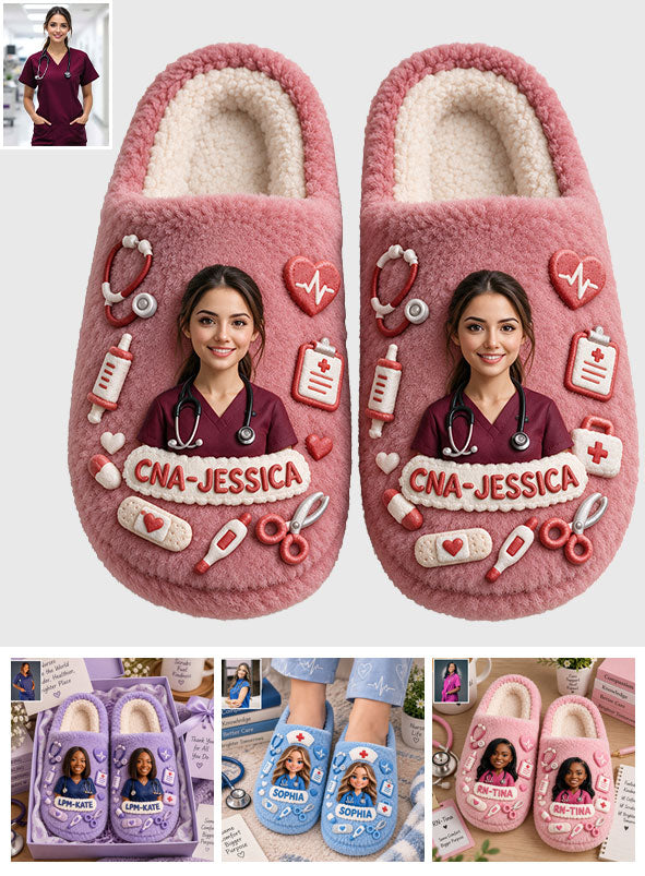 Nurse Life - Personalized Nurse Slippers