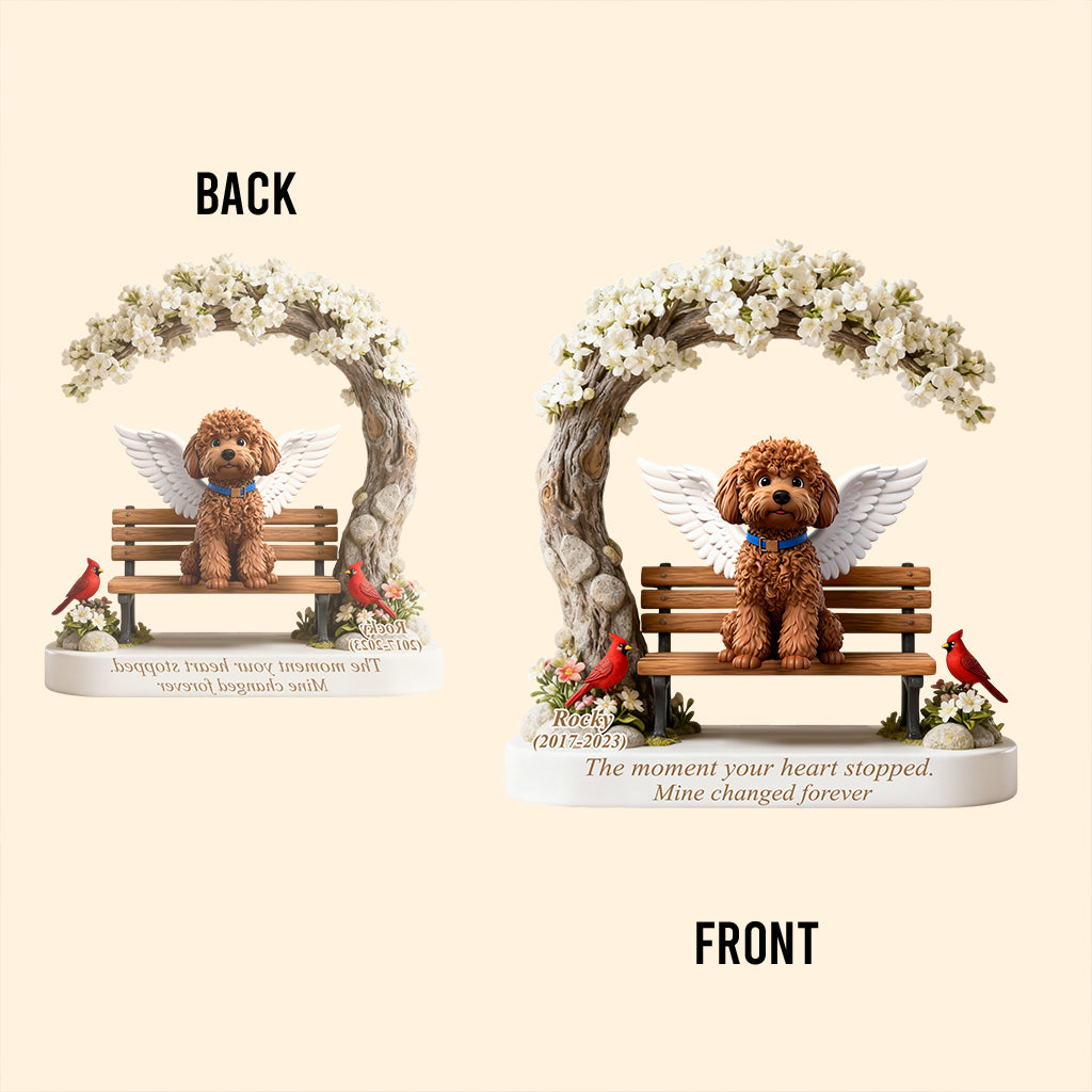 Mine Changed - Personalized Dog Custom Shaped Acrylic Plaque