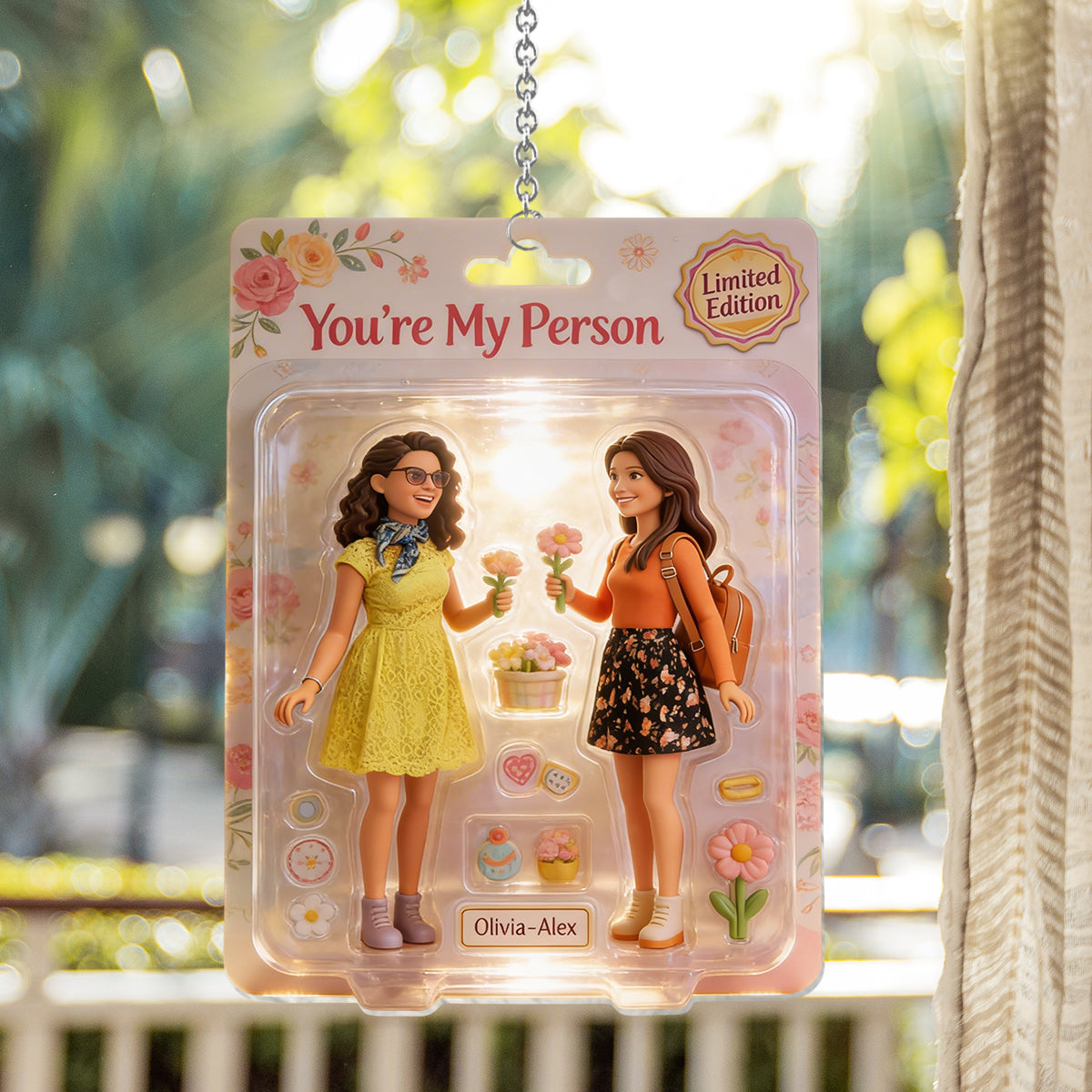 Any Photo, Any Theme - Gifts For Her, For Best Friends - Personalized Colleague Window Hanging Suncatcher Ornament