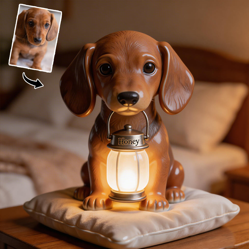 Custom Any Photo - Personalized Dog Acrylic LED Night Light