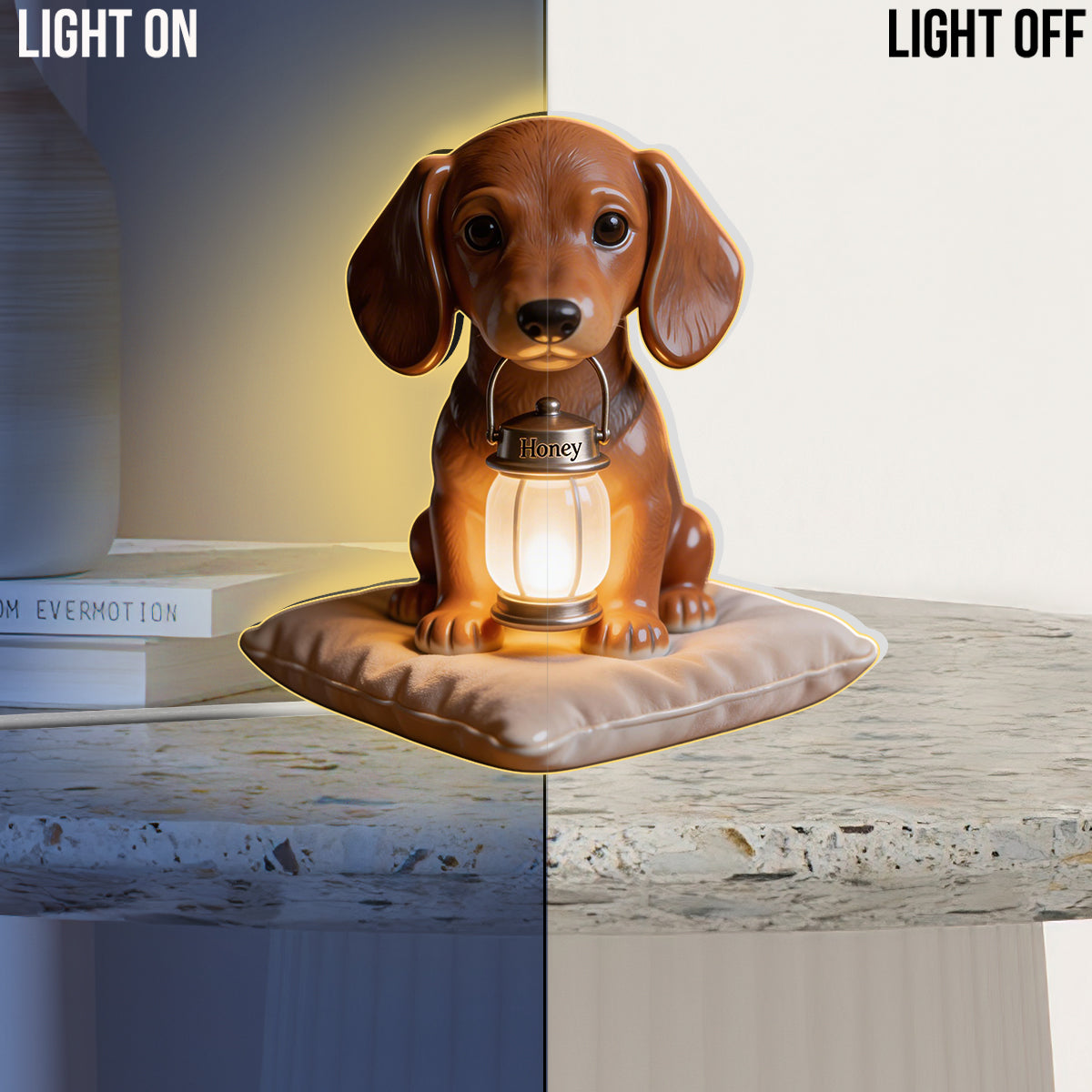 Custom Any Photo - Personalized Dog Acrylic LED Night Light