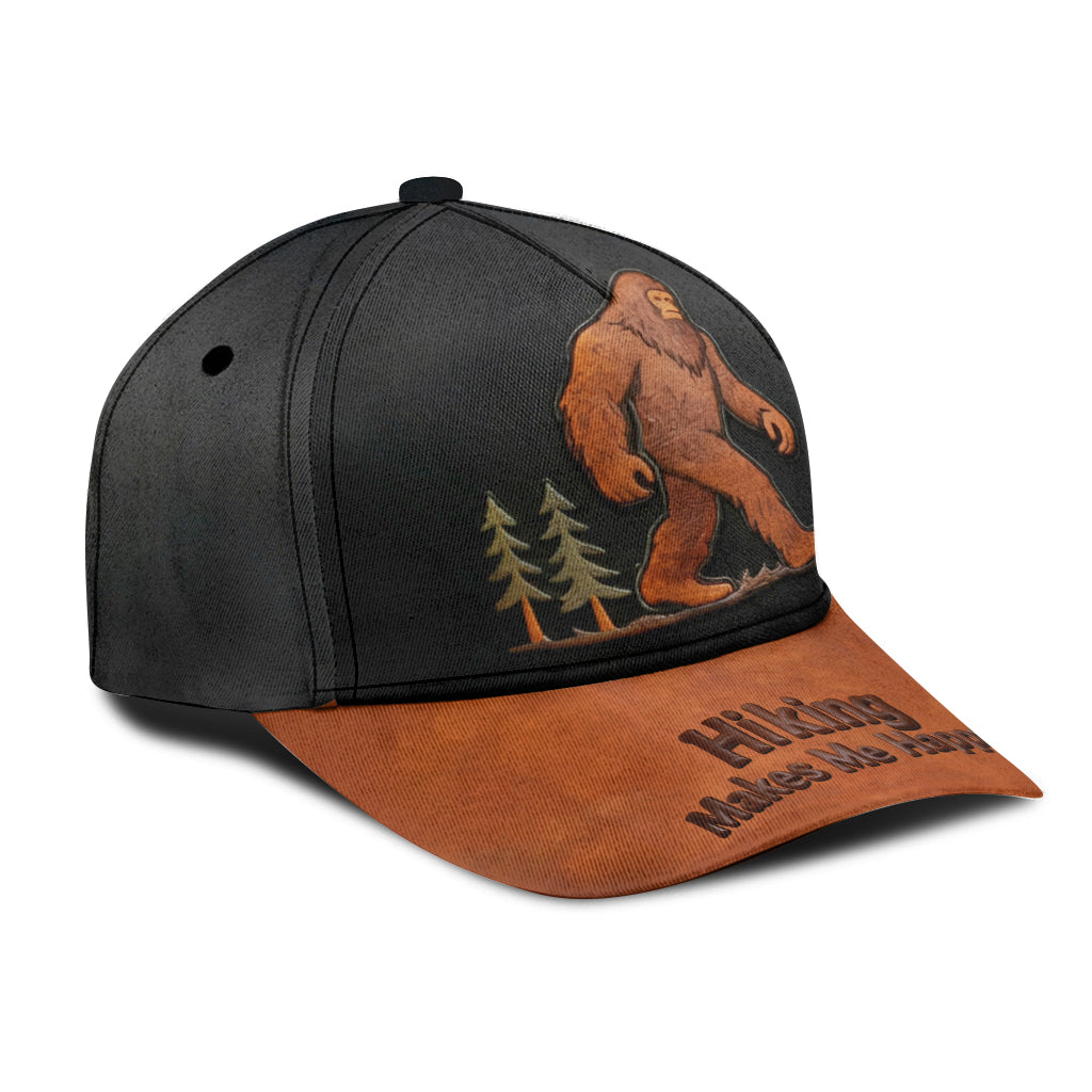 Hiking Makes Me Happy - Personalized Hiking Classic Cap