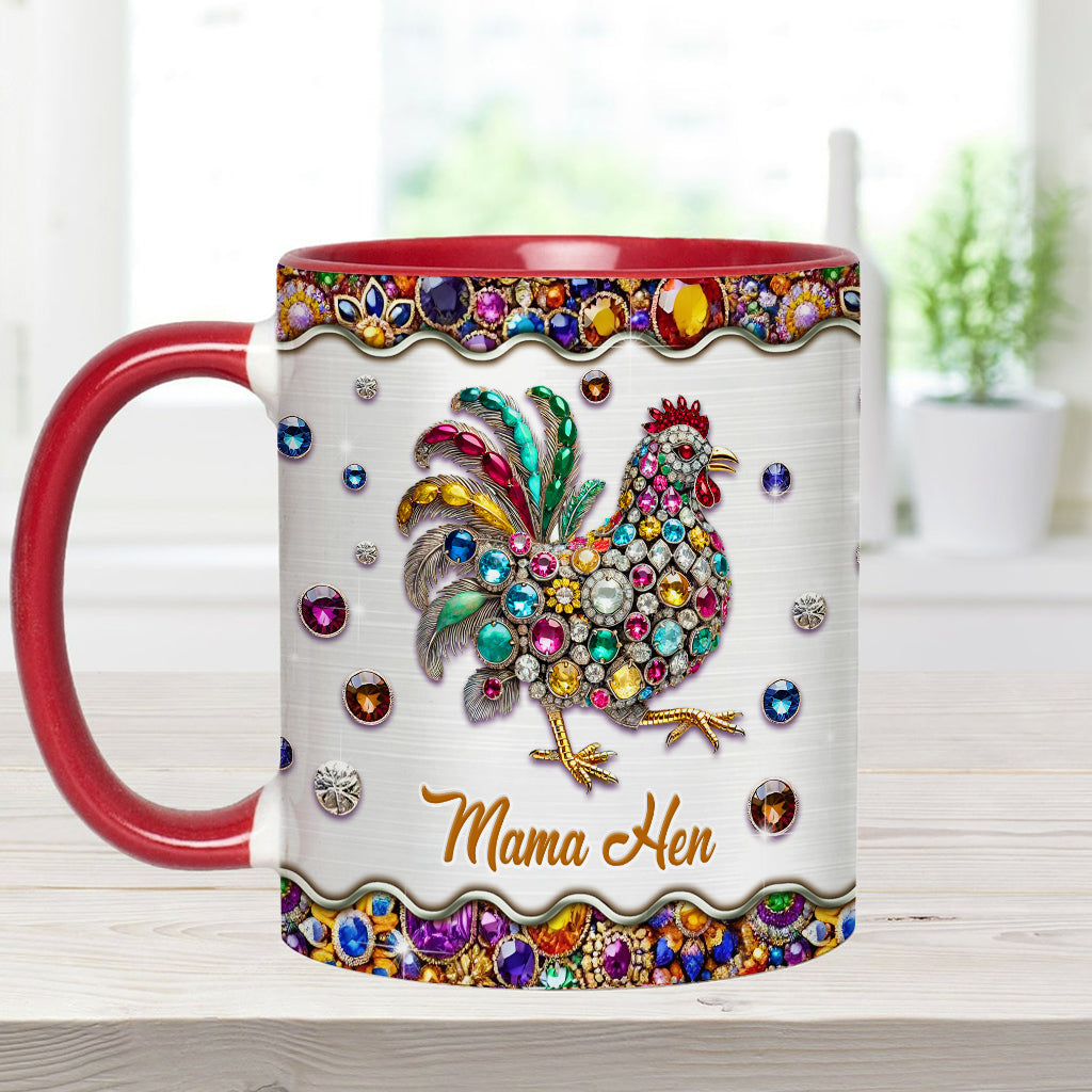 Mama Hen - Personalized Mother Accent Mug