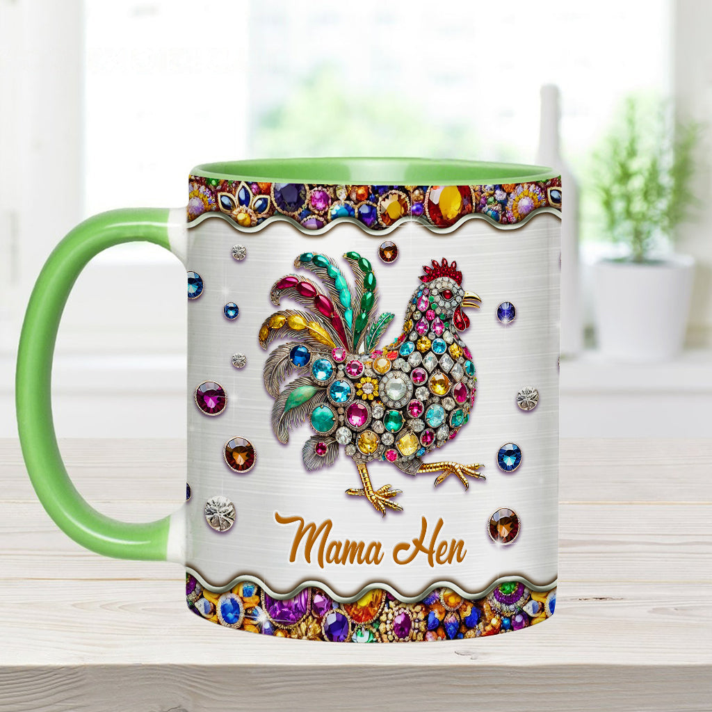 Mama Hen - Personalized Mother Accent Mug