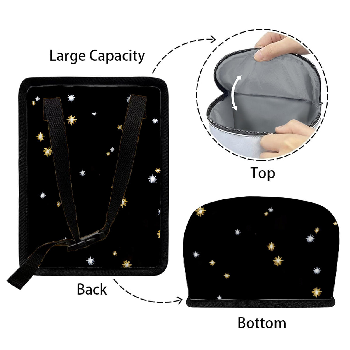 Cool Cowgirl - Personalized Cowgirl Portable Car Trash Can/ Organizer