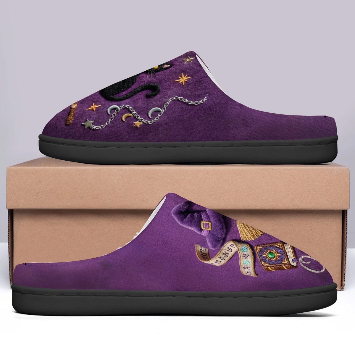 Witchy Vibes - Personalized Witch Slippers