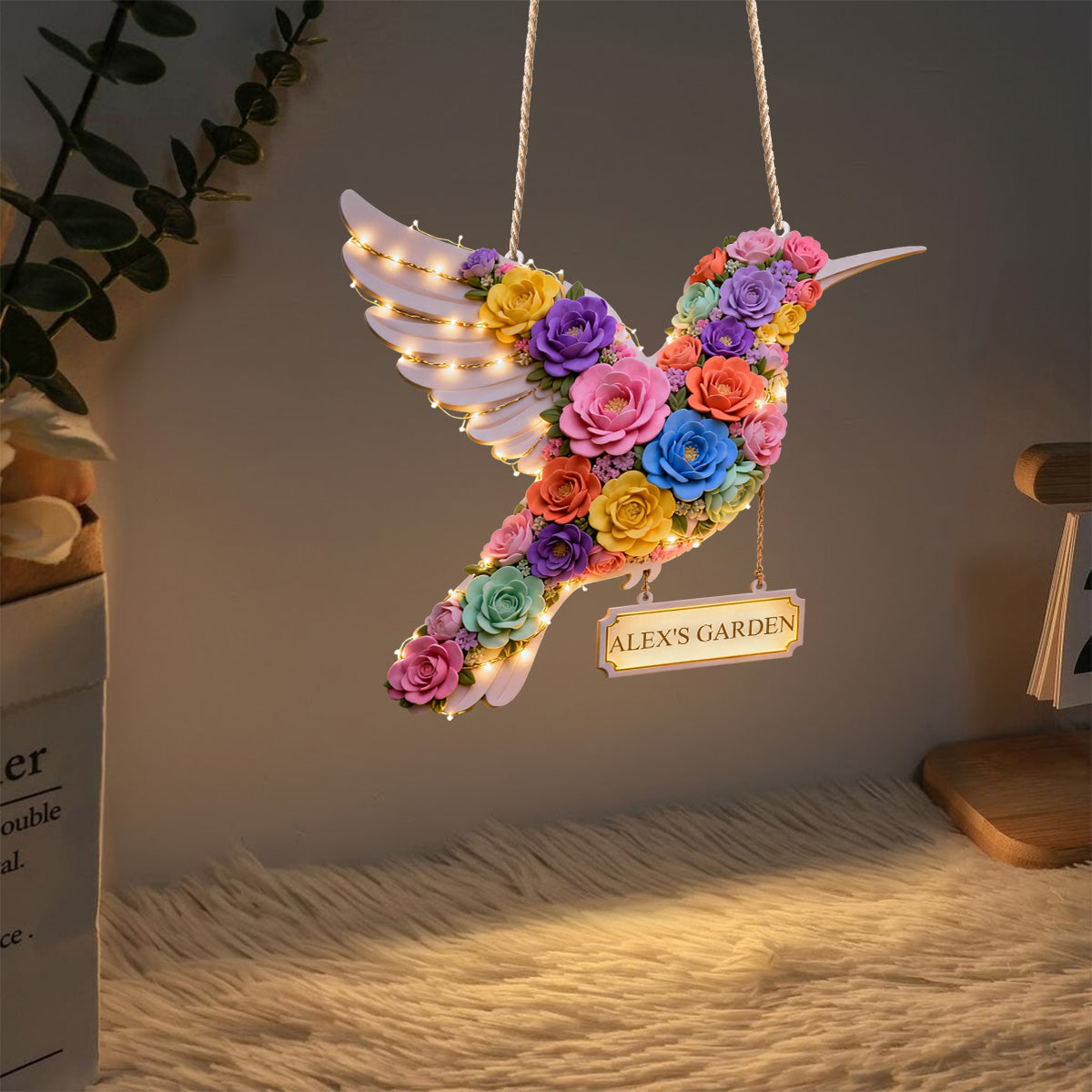 My Beautiful Garden - Personalized Gardening LED Light Acrylic Sign