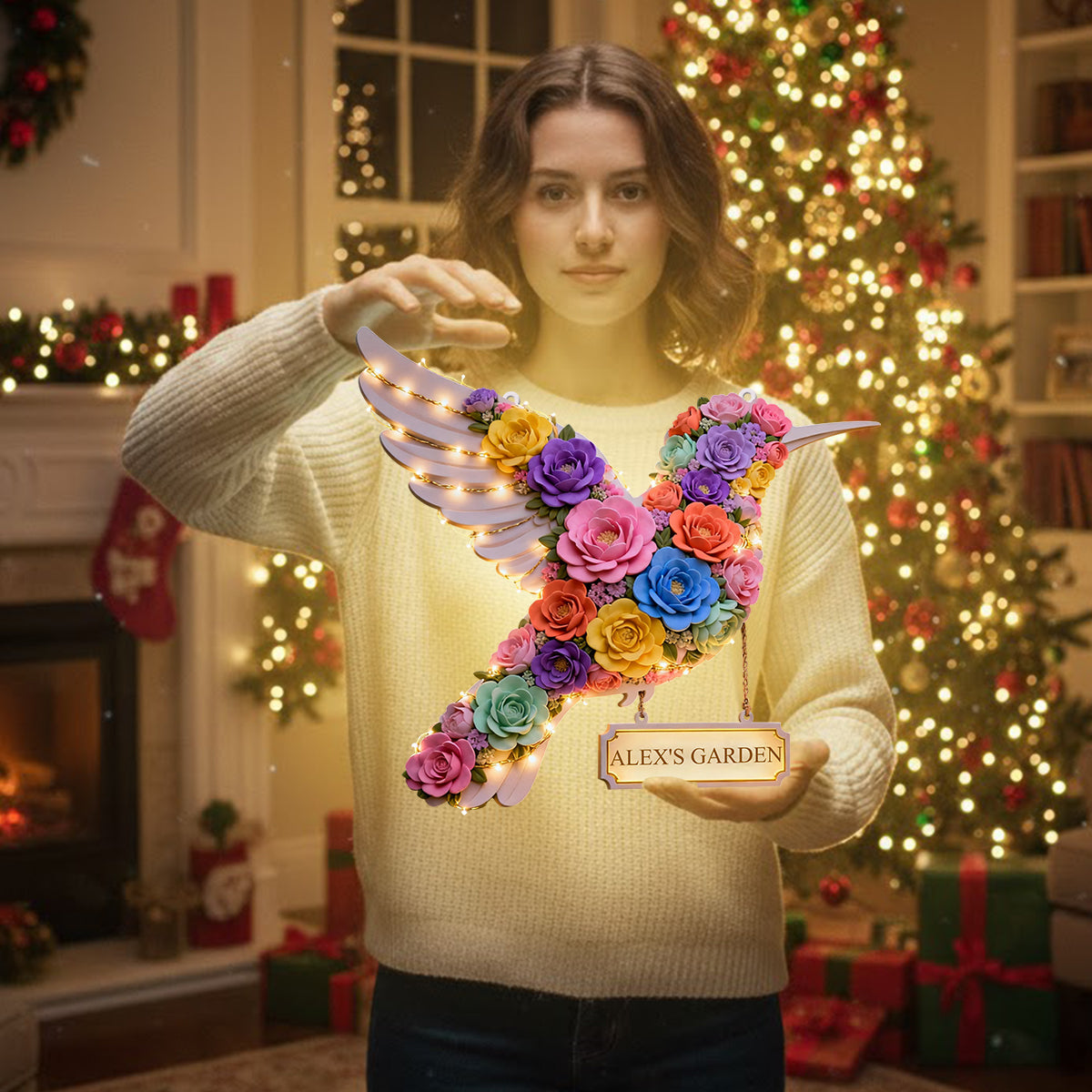 My Beautiful Garden - Personalized Gardening LED Light Acrylic Sign