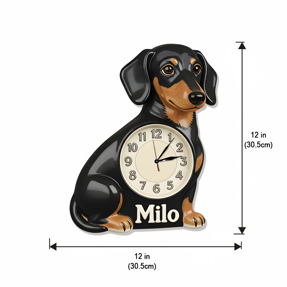 Love My Pet - Personalized Pet LED Light Wall Clock