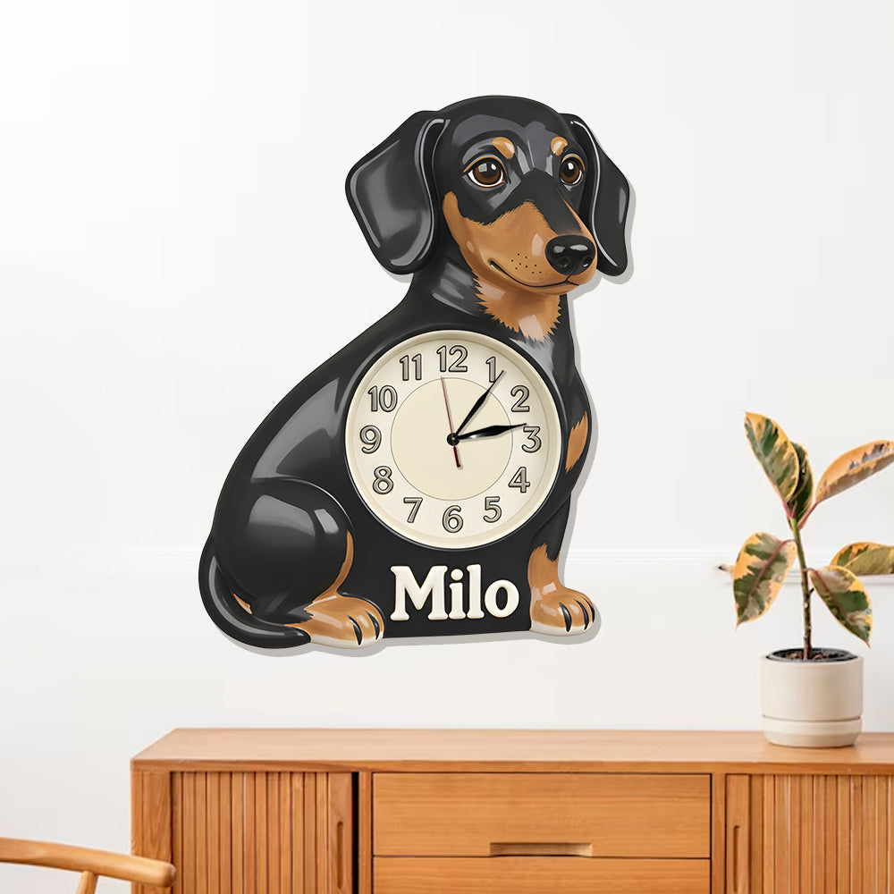 Love My Pet - Personalized Pet LED Light Wall Clock