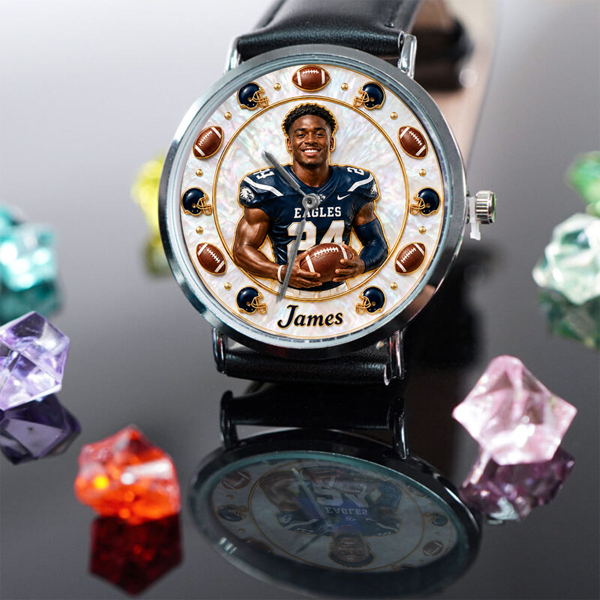 Game Day - Personalized Football Hand Watch
