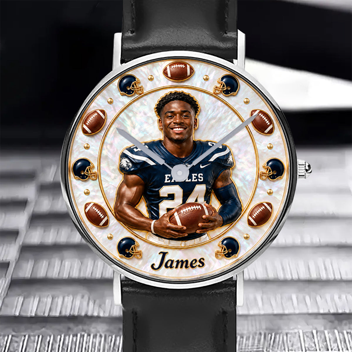 Game Day - Personalized Football Hand Watch