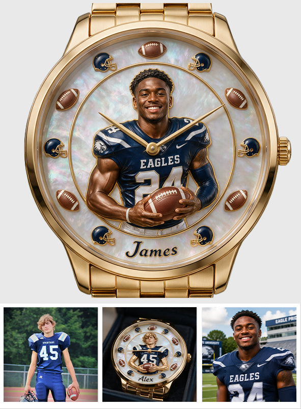 Game Day - Personalized Football Hand Watch