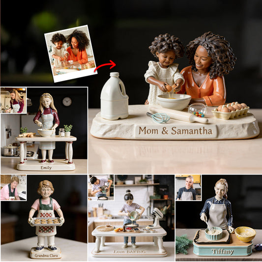 Love Baking - Personalized Baking Custom Shaped Acrylic Plaque