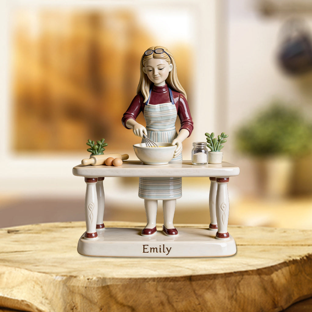 Love Baking - Personalized Baking Custom Shaped Acrylic Plaque