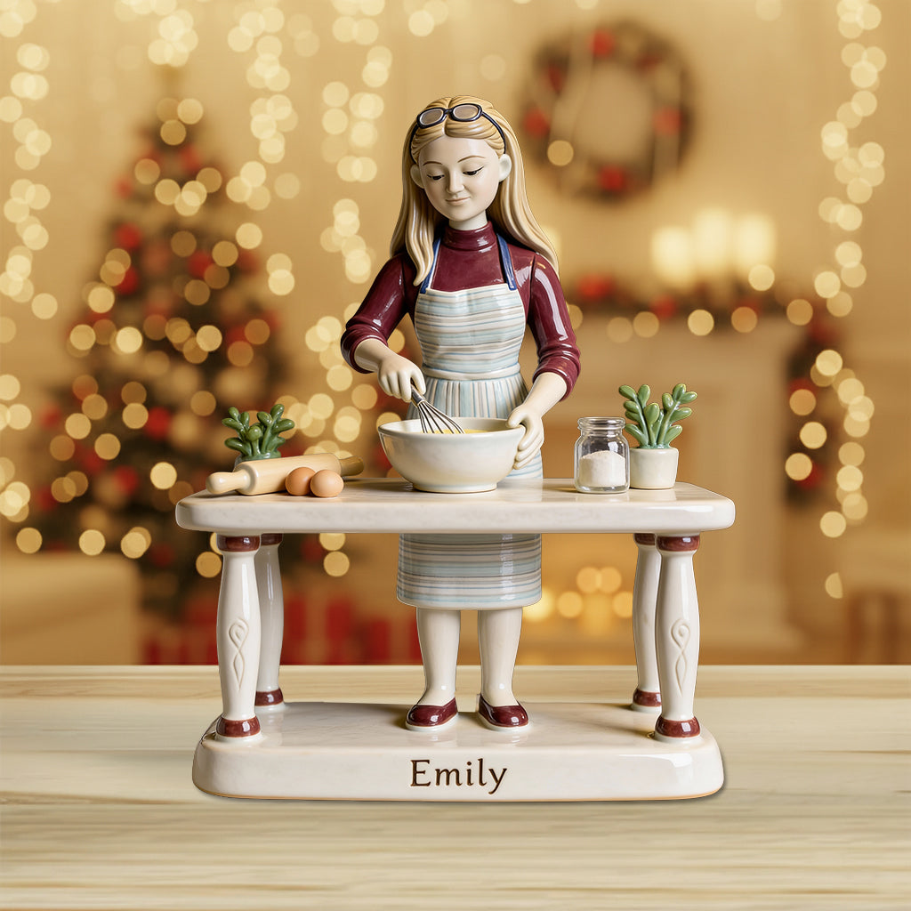 Love Baking - Personalized Baking Custom Shaped Acrylic Plaque