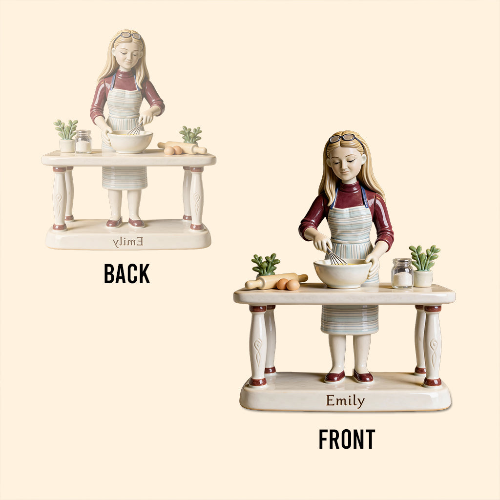 Love Baking - Personalized Baking Custom Shaped Acrylic Plaque