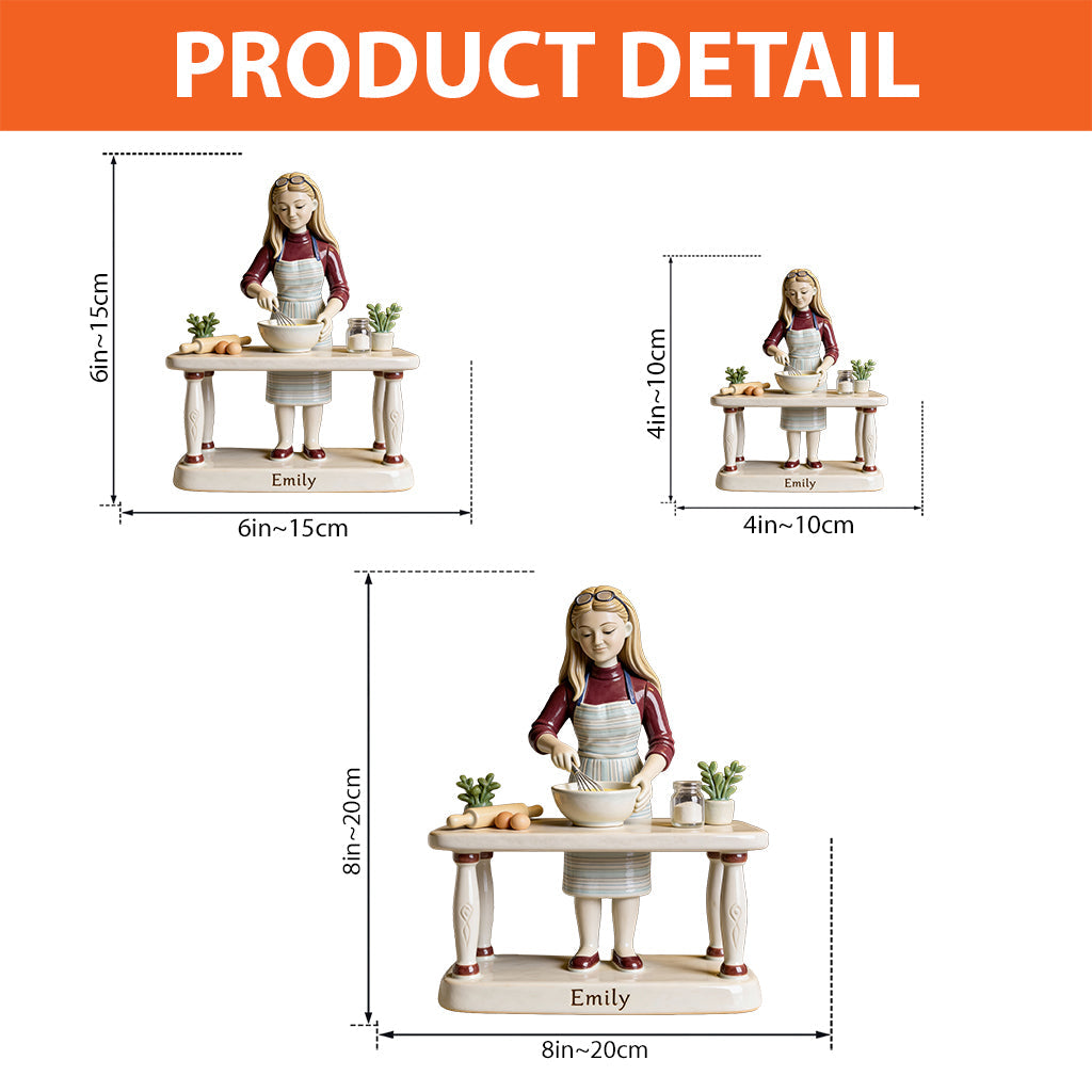 Love Baking - Personalized Baking Custom Shaped Acrylic Plaque