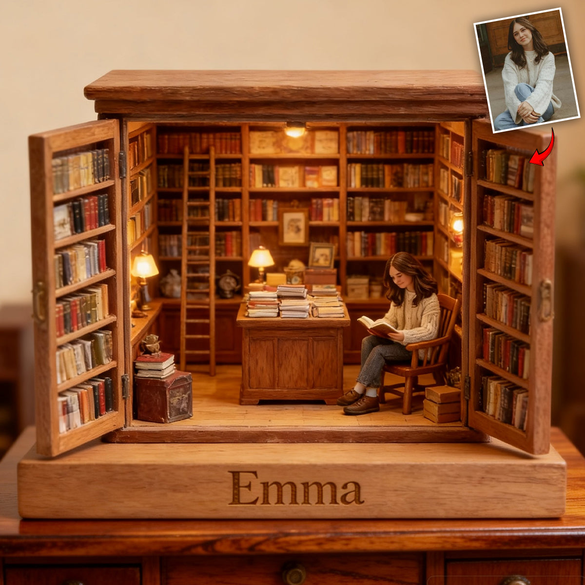 Bookstore - Personalized Book Custom Shaped Acrylic Plaque