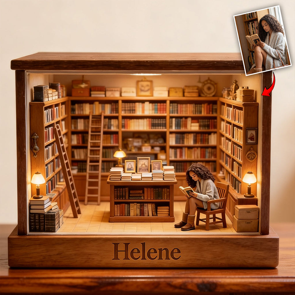Bookstore - Personalized Book Custom Shaped Acrylic Plaque