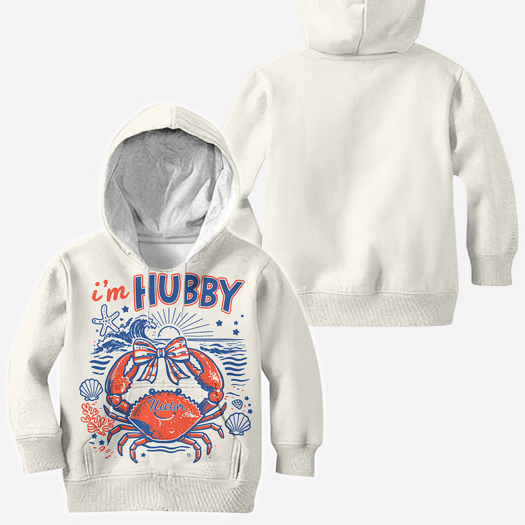 If Crabby Please Return To Hubby - Personalized Couple All Over Shirt