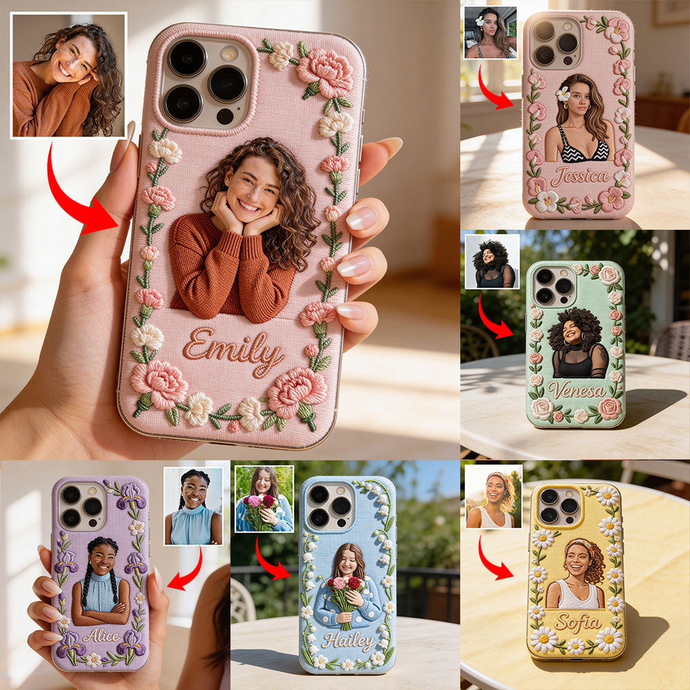 Birth Month Flower (Jan to Dec), Best Gift Idea - Personalized Birth Month Flower Full Print Phone Case