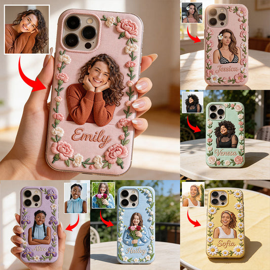 Birth Month Flower (Jan to Dec), Best Gift Idea - Personalized Birth Month Flower Full Print Phone Case