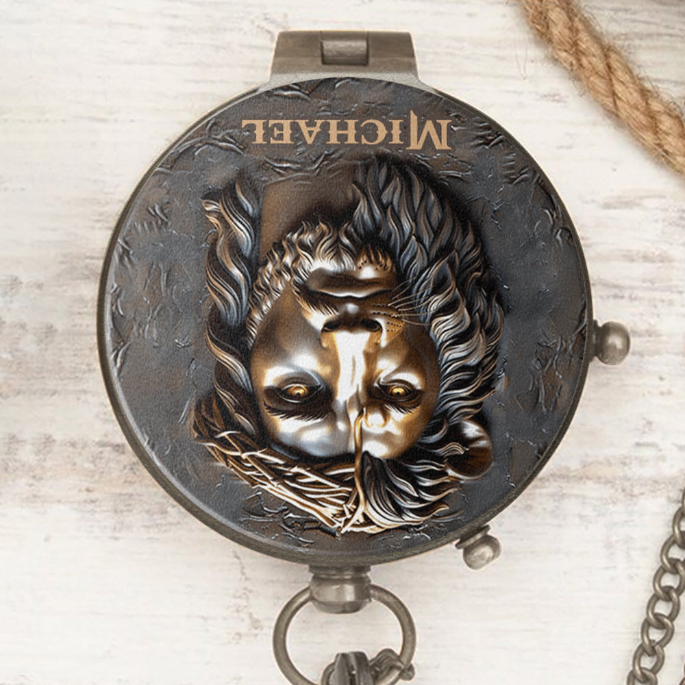 The Lion Of Judah - Personalized Christian Compass