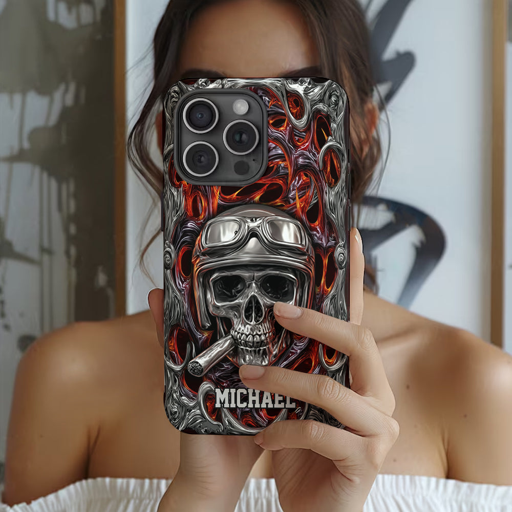 Ride Or Die - Personalized Biker Full Print Phone Case