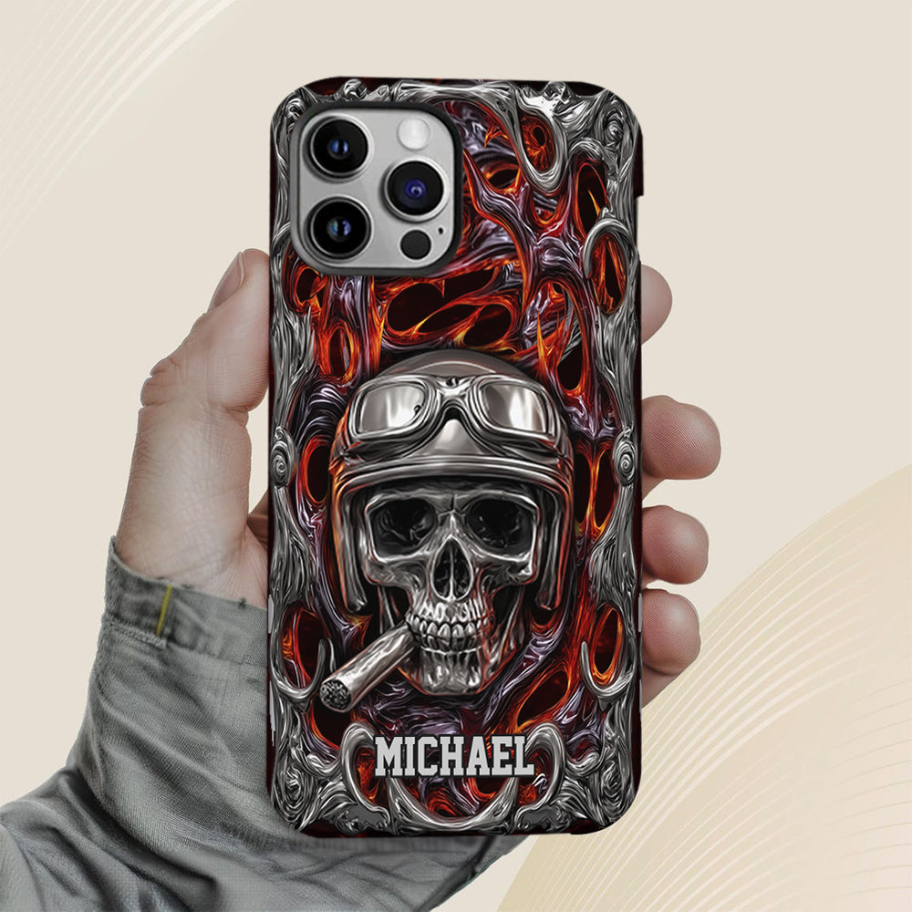 Ride Or Die - Personalized Biker Full Print Phone Case