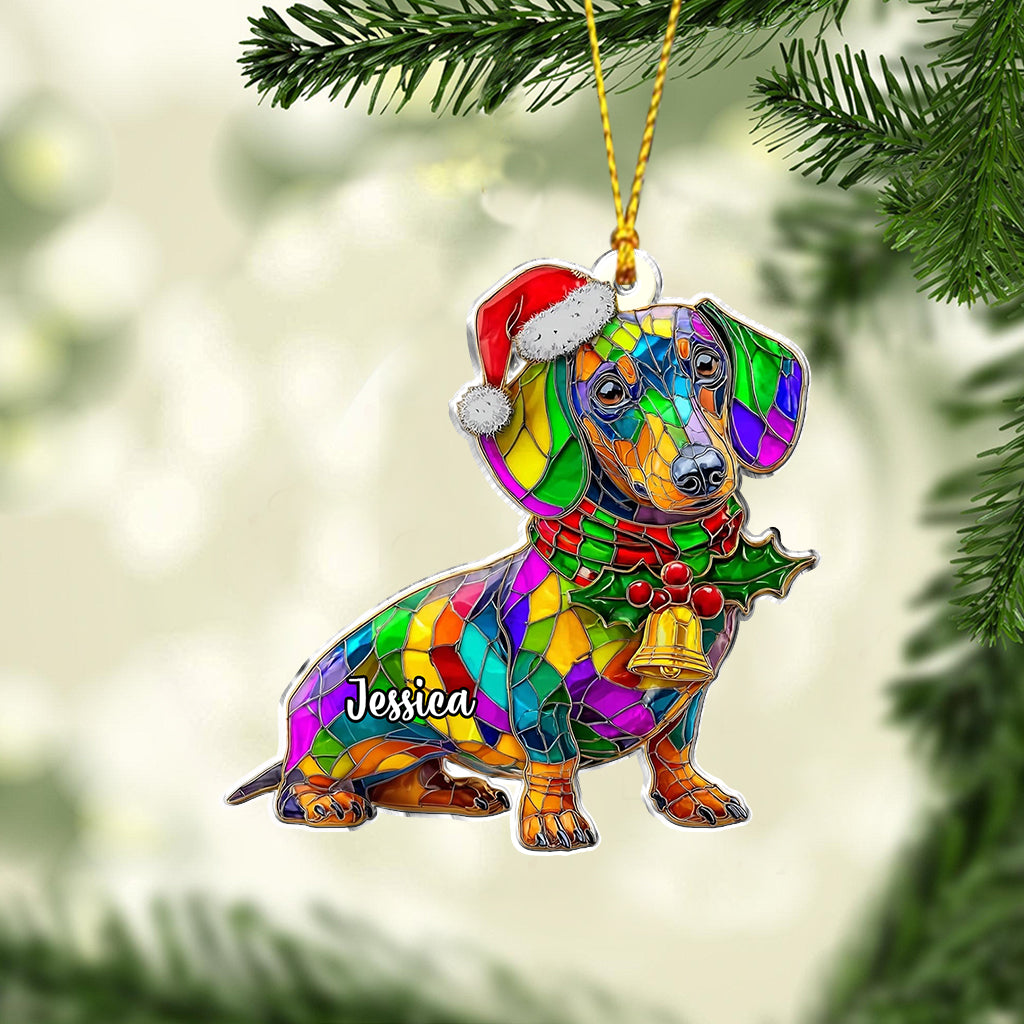 Merry Dogmas - Personalized Dog Ornament