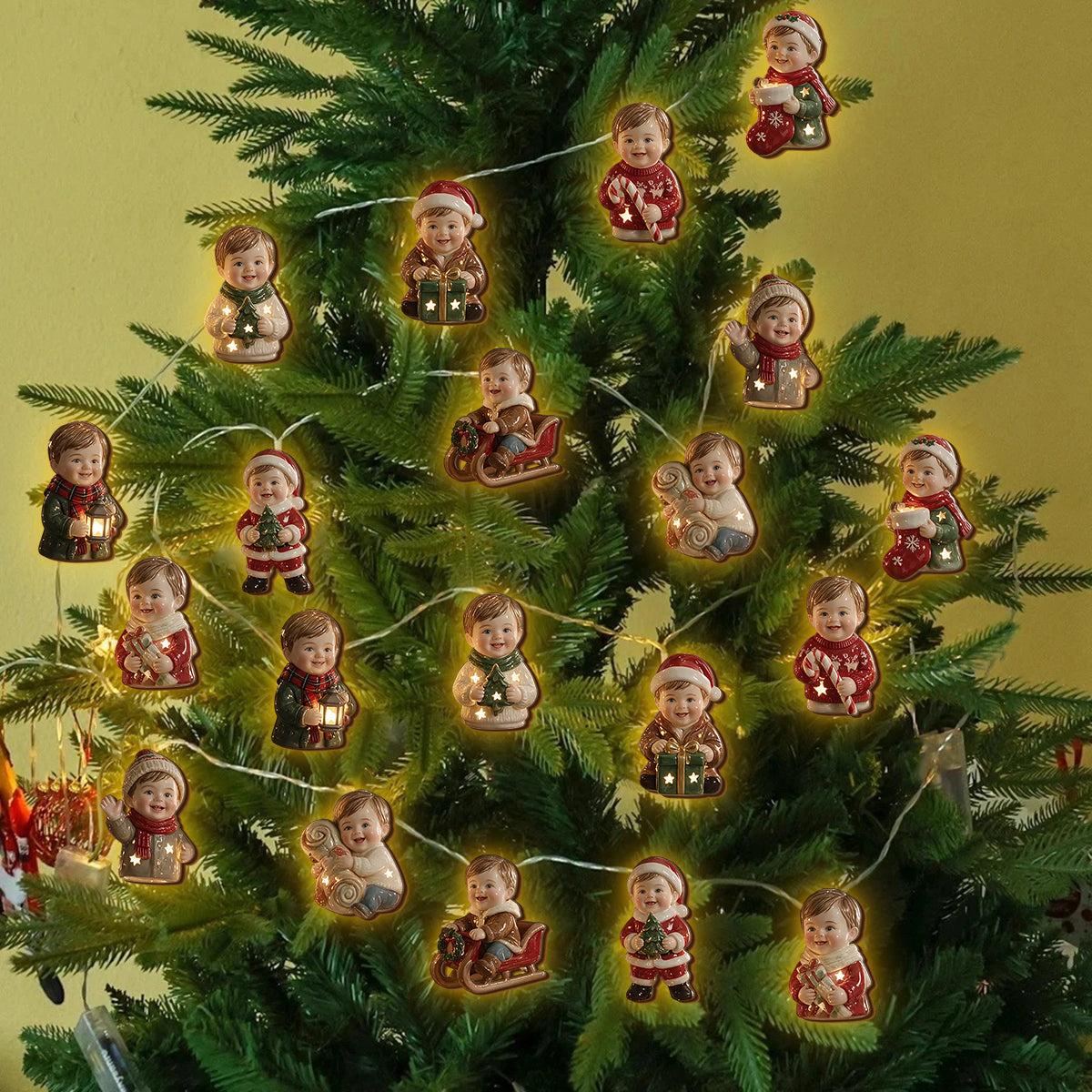 Christmas Is Coming - Personalized Kid String Lights